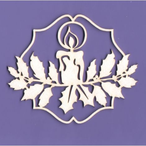 Tekturka Crafty Moly Wigilijna Świeczka G3